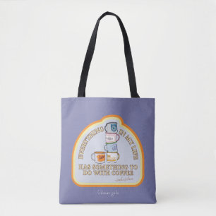 Tote Bag Gilmore Girls   Graphique des devis de café