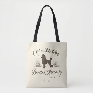 Tote Bag Gilmore Girls Oy avec les PoodlesDesign