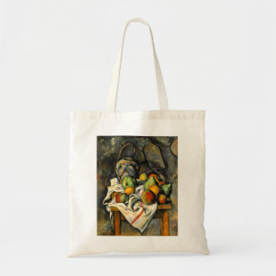 Tote Bag Ginger Jar and Fruit - Paul Cezanne - c1895