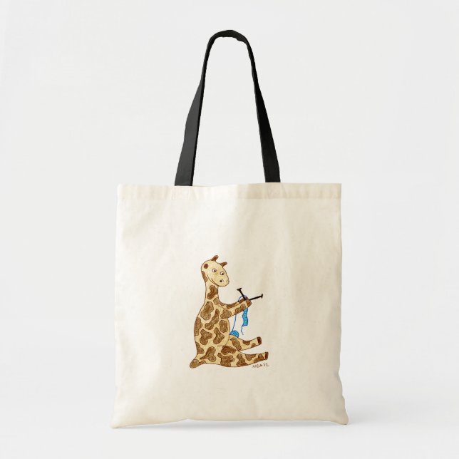 Tote Bag Girafe astucieuse Fourre-tout (Devant)
