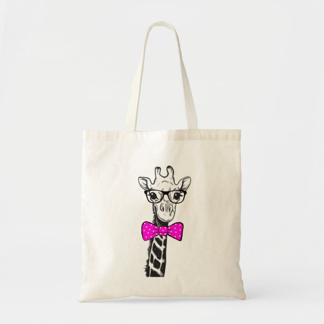 Tote Bag Girafe de hippie (Devant)