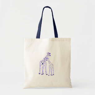 Tote Bag girafe de maman et de bébé