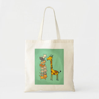 Tote Bag Girafe et chats
