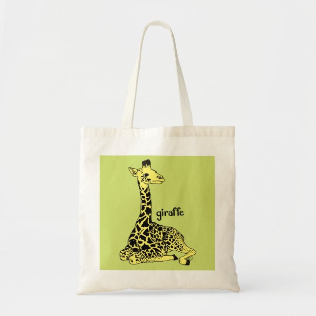 Tote Bag Girafe Fourre-tout de bébé (Devant)
