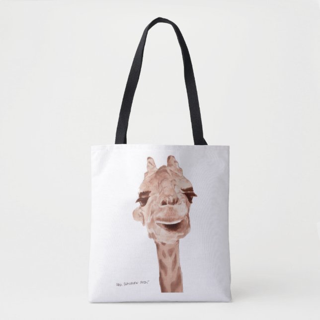 Tote Bag Giraffe Canvas Bag (Devant)