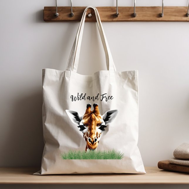 Tote Bag Giraffe Sauvage Et Gratuite (Créateur téléchargé)