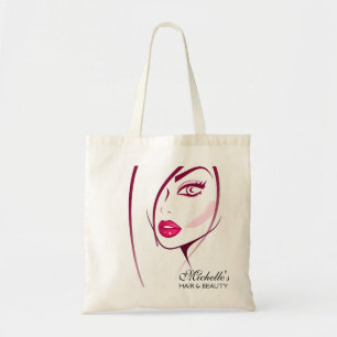 Tote Bag Girl Face Beautician Maquilleur