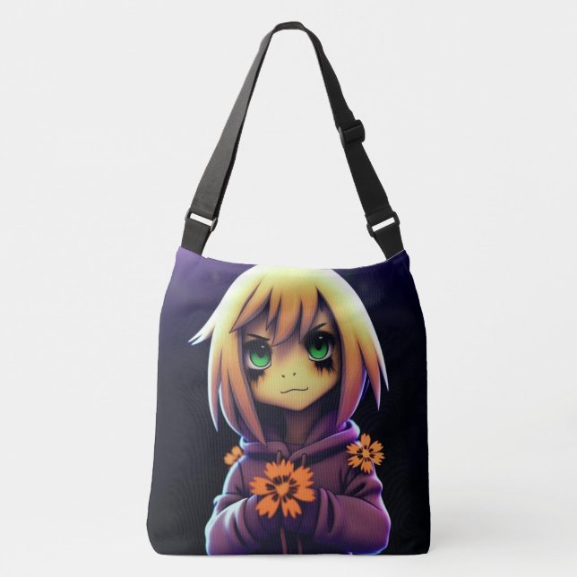 Tote Bag Girl mallow Tragetaschen Mit Langen Trägern (Vorderseite)