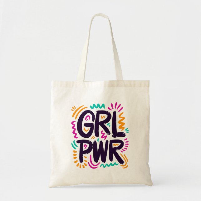 Tote Bag Girl Power (Devant)