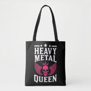 Tote Bag Girls Heavy Metal Queen Rock and Roll