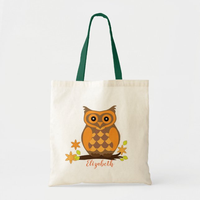 Tote Bag Girly Owl (Devant)