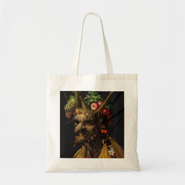 Tote Bag Giuseppe Arcimboldo - Quatre saisons en une tête (Devant)