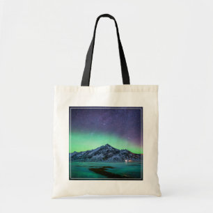 Tote Bag Glace et neige   Aurora Borealis Voie Lactée Islan