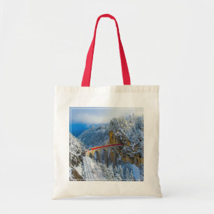 Tote Bag Glace et neige   Express Bernina, Suisse