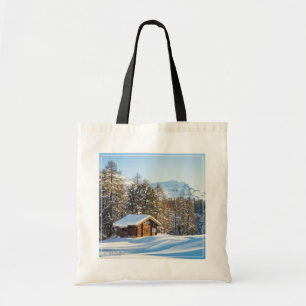 Tote Bag Glace et neige   Journal d'hiver Cabine Alpes suis