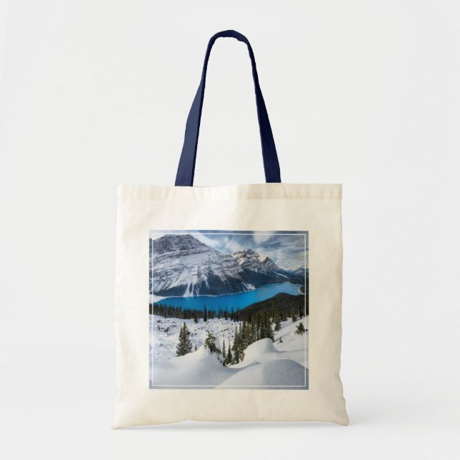 Tote Bag Glace et neige | Lac Peyto, Rocheuses canadiennes (Devant)