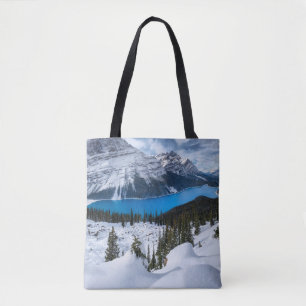 Tote Bag Glace et neige Lac Peyto, Rocheuses canadiennes
