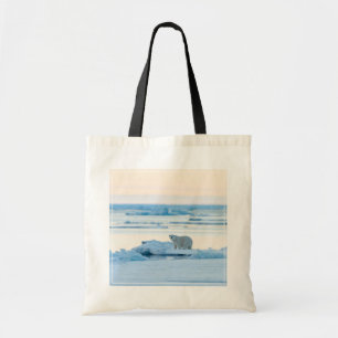 Tote Bag Glace et neige Ours polaire Iceberg Norvège