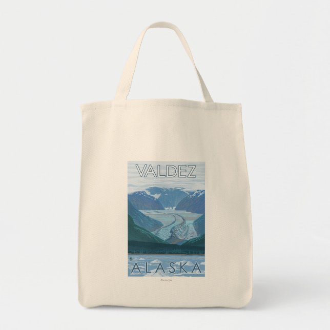 Tote Bag Glacier Scene - Valdez, Alaska (Devant)