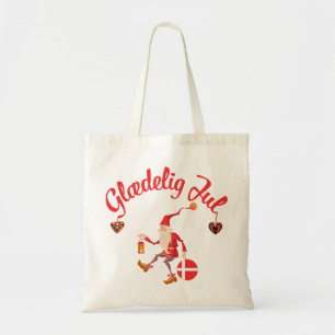 Tote Bag Glaedelig jul danish joyeux noël denmark nisse