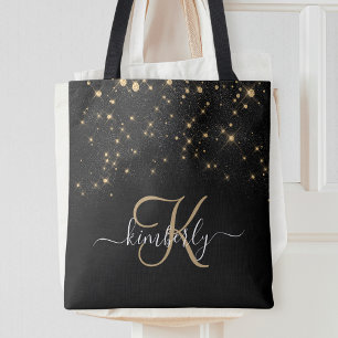 Tote Bag Glam Parties scintillant or diamant étincelle Élég