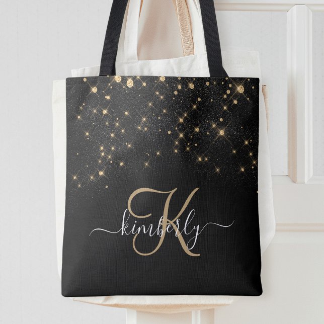 Tote Bag Glam Parties scintillant or diamant étincelle Élég (Créateur téléchargé)