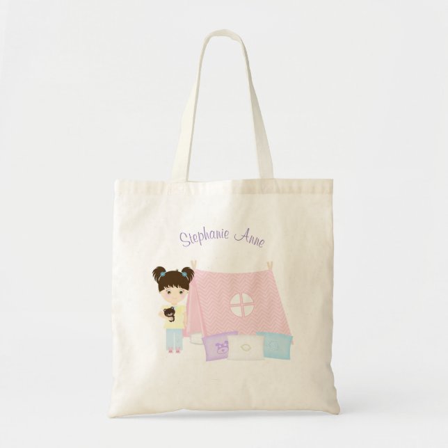 Tote Bag Glamping Sleepover Party (Devant)
