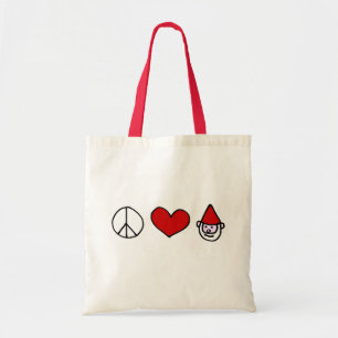 Tote Bag Gnome d'amour de paix