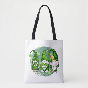 Tote Bag Gnomes de la Saint-Patrick Lutins de Trèfle-54989