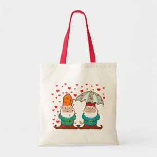 Tote Bag Gnomes heureux et grincheux