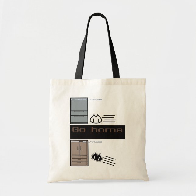 Tote Bag "GO HOME"tote bag (Devant)