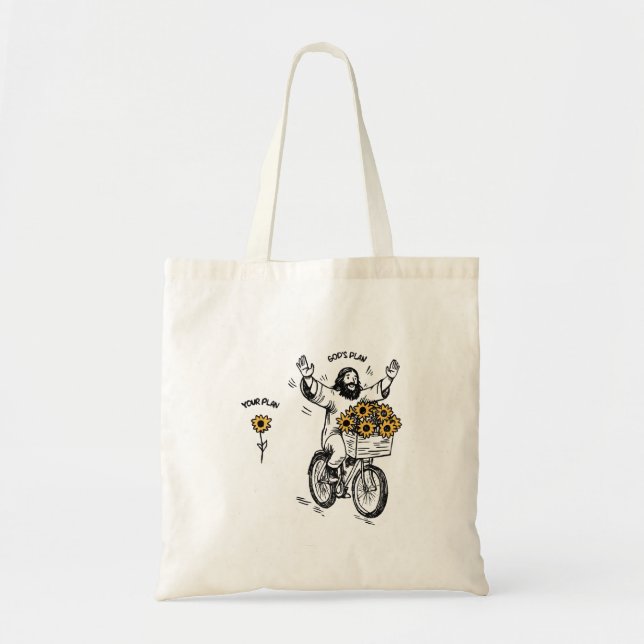 Tote Bag God’s Plan vs Your Plan (Devant)