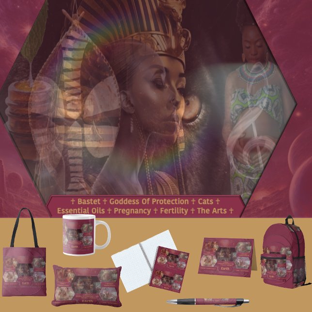 Tote Bag Gods and Goddess Of Earth (Get the full “Gods + Goddesses Of Earth” collection at: https://bit.ly/OurAncestorsZazzle )