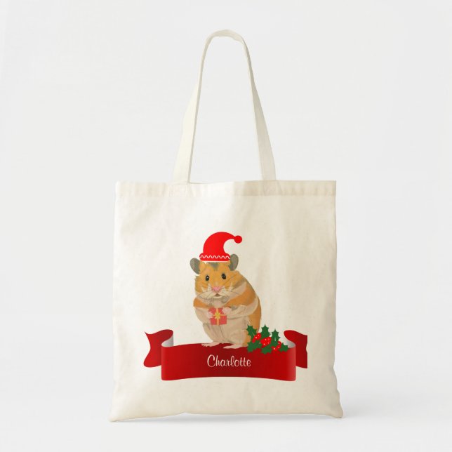 Tote Bag Golden Hamster personnalisé (Devant)