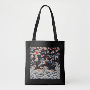 Tote Bag Golden Pheasty & Quing Dynasty /Chine impériale