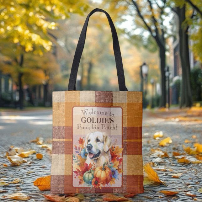 Tote Bag Golden Retriever Dog (Créateur téléchargé)