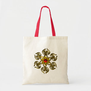 TOTE BAG GOLDEN ROSE RUBY