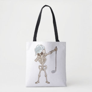 Tote Bag Golf Skeleton
