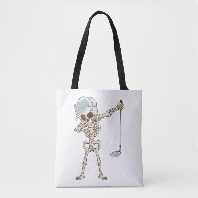 Tote Bag Golf Skeleton (Devant)