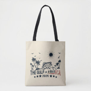 Tote Bag Golfe d'Amérique pêche drapeau patriotique américa