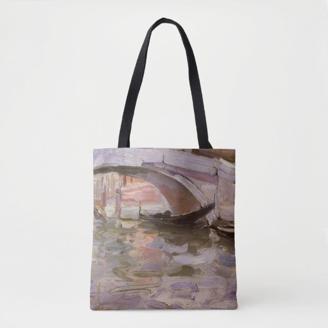 Tote Bag Gondolas de John Singer Sargent, Impressionnisme A (Devant)