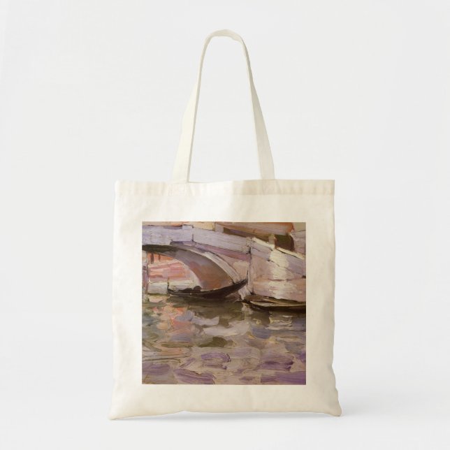Tote Bag Gondolas de John Singer Sargent, Impressionnisme A (Devant)