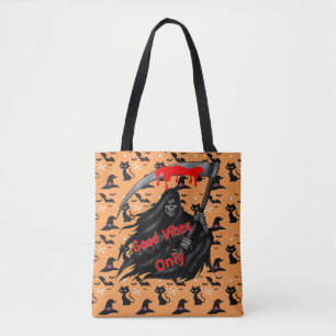 Tote Bag Good Vibes Halloween