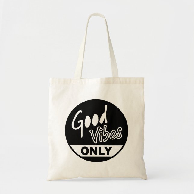 Tote Bag Good Vibes uniquement (Devant)