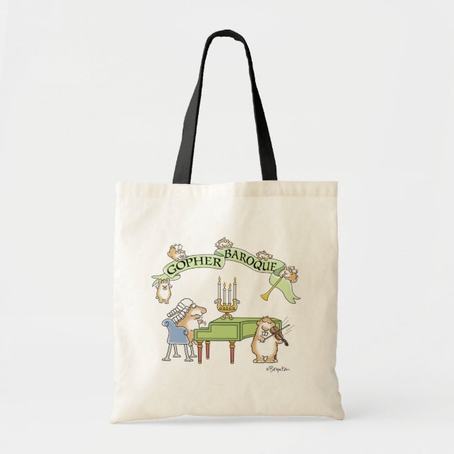 Tote Bag GOPHER BAROQUE par Sandra Boynton (Devant)