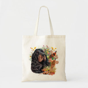 Tote Bag Gordon Setter, Chasse de canard Tapestry Poster Th
