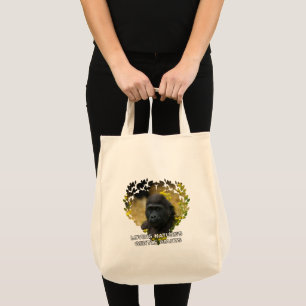 Tote Bag Gorilla Baby - Les gentils géants de la nature