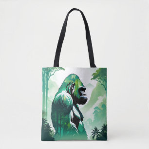 Tote Bag Gorilla Faune Animaux Nature Environnement Jungle