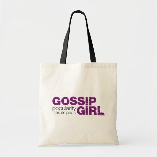 Tote Bag Gossip Girl - La Popularité A Son Prix (Devant)
