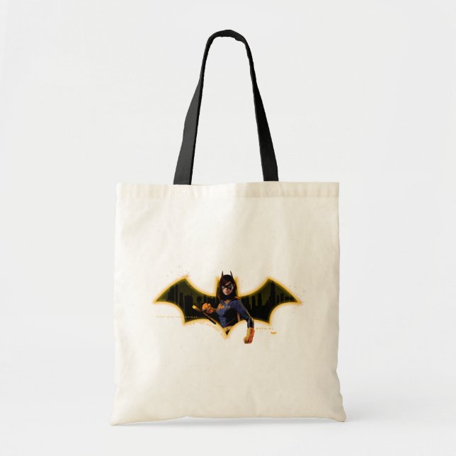 Tote Bag Gotham Knights Batgirl en logo (Devant)